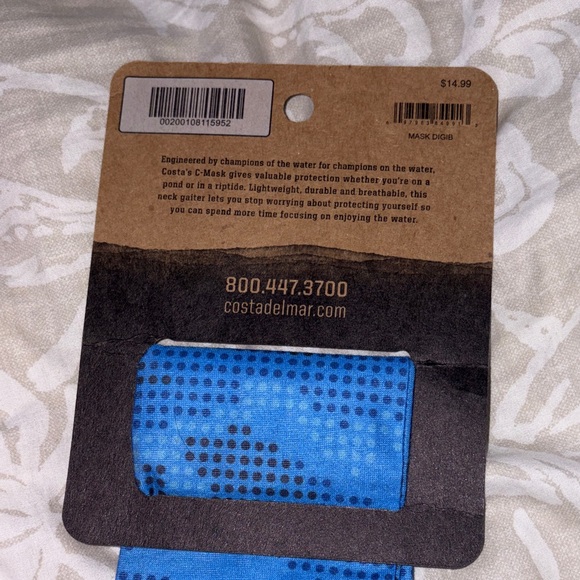 Costa Blue Patterned C-Mask - Picture 3 of 3